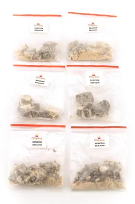 Weihrauchstäbchen Benjui, 6 Beutel à 16 g, indischer Ursprung, 100 g