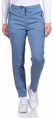 Produktbild von Chinohose mit Kordelzug Kurzgröße 19 bis 27 für Damen Hose Stretch Schlupfhose