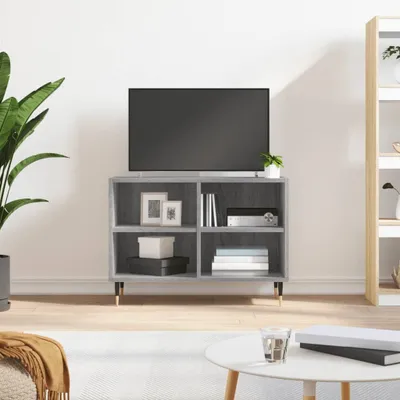 Produktbild von The Living Store TV-Schrank Grau Sonoma 69,5x30x50 cm Holzwerkstoff