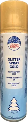 Immagine prodotto di Vernice spray glitterata natalizia 100 ml, oro