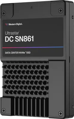 Productafbeelding van WD Ultrastar DC SN861 WUS6BA138PSP9X3 - SSD - Datacenter - 3.84 TB - intern - 2.5" (6.4 cm) - U.2 PCIe 5.0 x4 (NVMe)