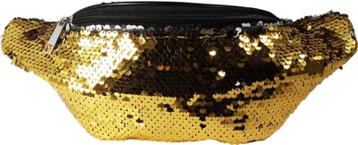 Produktbild von Gürteltasche Hüfttasche Bauchtasche Körpertasche Reißverschluss Tragegurt Glitzer Pailletten