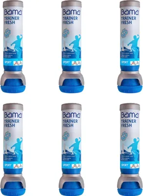 Produktbild von Bama Schuh-Deodorant Trainer Fresh, 100 ml, 6 Stück, 48h Frische, doppelseitiger Sprühkopf, angenehmer Duft