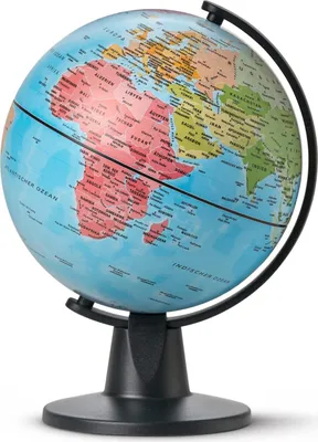 Image de Idena 22068 - Globe terrestre avec carte politique, env. 11 cm