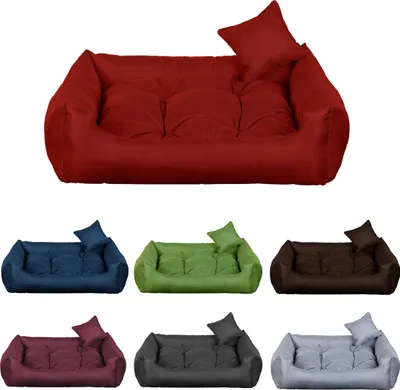 Obrázok produktu pre Pelech pre psa CODURA - robustný pelech pre psa z odolnej tkaniny, odolný vankúš pre psa vo vysokej kvalite (3XL - 130x110 hnedá)
