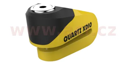 Obrázok produktu pre zámok kotúčovej brzdy Quartz XD10, OXFORD (žlto-čierny, priemer kolíka 10 mm) LK267