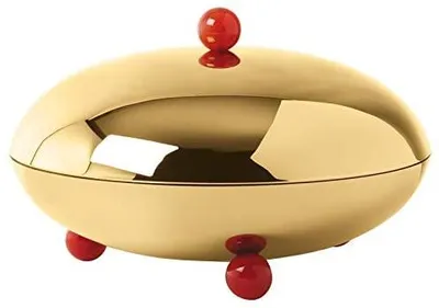 Obrázek produktu pro Sambonet Penelope PVD Gold,Korallenrot Schale 26 cm mD S0192-S00602-S2110 55576GC8