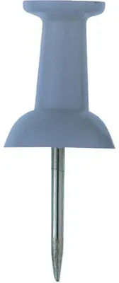 Produktbild von Alco Pinnwandnadel Kunststoff weiß 12mm 200 ST