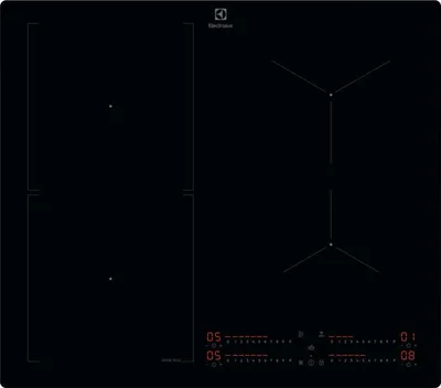 Zdjęcie produktu dla Electrolux KIS62453I, Czarny, Wbudowany, 60 cm, Płyta indukcyjna strefowa, Szkło ceramiczne, 4 stref(y)