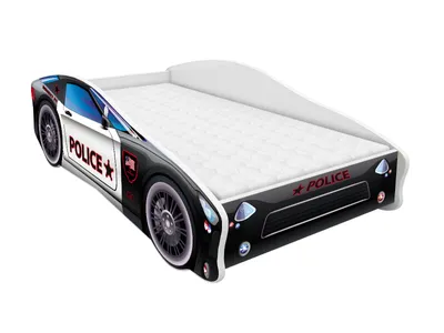 Obrázek produktu pro ACMA postel pro mladé Dětská postel auto postel junior auta postel kompletní sada s matrací, lamelovým roštem a ochranou proti vypadnutí 160x80 cm - CAR-3