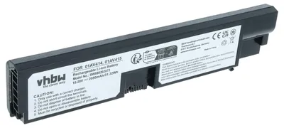 Produktbild von vhbw Akku Ersatz für Lenovo SB10K97573, 01AV416, 01AV417, 01AV414, 01AV415, SB10K97571, SB10K97572, 01AV418 für Notebook (2050 mAh, 15,28 V, Li-Ion)
