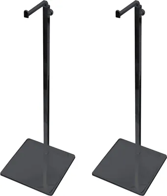 Zdjęcie produktu dla Omgoods - Regulowany stojak na torebki - Metalowa konstrukcja - Antypoślizgowy - Wysokość 39-70 cm - Podstawa 13x13 cm - Zestaw 2 sztuk - Stojak na torby