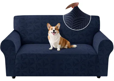 Imagen del producto de Fundas elásticas para sofás de 2 plazas - Fundas elásticas universales con reposabrazos - Fundas para sofás resistentes a los arañazos, ideales para el salón