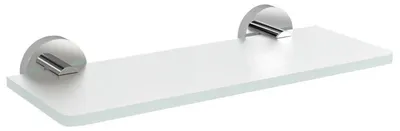 Immagine prodotto di Sapho X-ROUND Ripiano in vetro 300 mm, cromato/vetro smerigliato