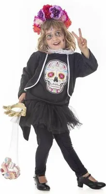 Produktbild von Verkleidung für Kinder Catrina Einheitsgröße
