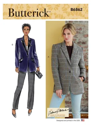 Produktbild von Damenjacke Schnittmuster Butterick B6862F5 44-52