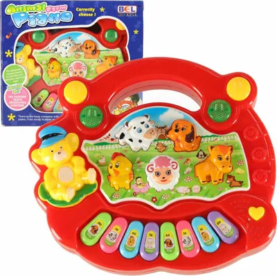 Immagine prodotto di Pianoforte interattivo a organetto suoni animali educativi fattoria