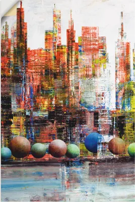 Produktbild von ARTland Wandbild, selbstklebend New York Stadtansicht Größe: 40x60 cm
