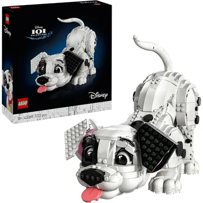 Productafbeelding van LEGO | Disney 43269 101 Dalmatians Puppy - Adult Building Set with Dog