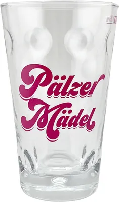 Produktbild von Pälzer Mädel Dubbeglas 0,25 Liter - Das kleine Schorleglas für eine echte Pfälzerin