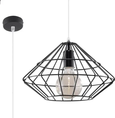 Obrázok produktu pre Závesné svietidlo UMBERTO čierne 1xE27 15W oceľ 120x32x32cm Sollux Lighting