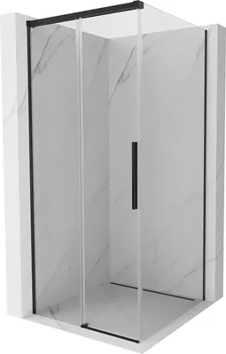 Produktbild von Mexen Rox Duschkabine zum Schieben 110 x 110 cm, transparent, schwarz - 8C2-110-110-70-00