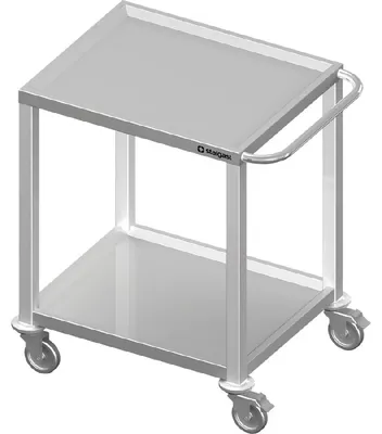 Produktbild von Transportwagen mit zwei Böden, 900x500x850 mm, verschweißt