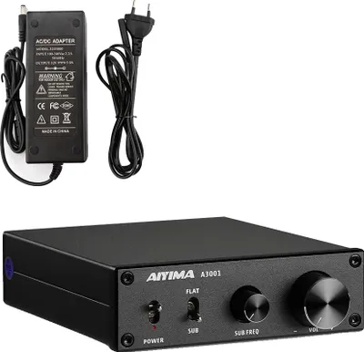 Obrázok produktu pre Zosilňovač subwoofera AIYIMA A3001, výkon viac ako 200 W, 20-kanálový výstup, s konektorom EÚ