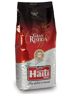Obrázek produktu pro Káva Caffè Haiti Roma Gran Riserva, espresso, zrnková, vyrobeno v Itálii, ručně pražená, balení 1 kg