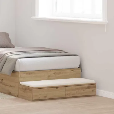 Produktbild von vidaXL Bettschubladen Artisan-Eiche 80 x 36,5 x 16,5 cm Holzwerkstoff
