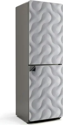 Produktbild von Wellen in einem zarten Muster – Magnetische Kühlschrank Abdeckung – Dekorfolie magnetisch Küche – Kühlschrank Magnet Deko – selbstklebende Magnettafel – Magnetfolie für Kühlschranktür – 60x190 cm