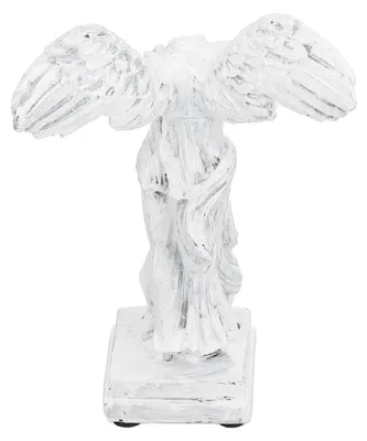 Geflügelte Siegesgöttin Statue, römische Dekoration, 15x19x10 cm