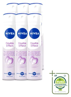 Produktbild von 6 x NIVEA Double Effect Anti-Transpirant Spray - 150 ml - Großpackung - 6 Stücke