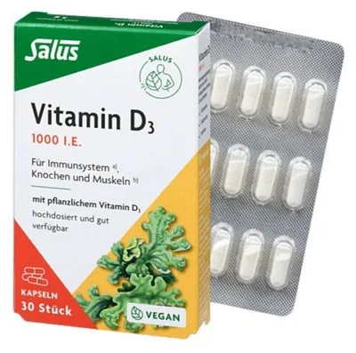 Immagine prodotto di Salus Vitamina D3 1000 U.I. Capsule 30 Capsule