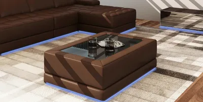 Produktbild von Moderner couchtisch designer  tisch glastisch beistell sofa tische wohnzimmer