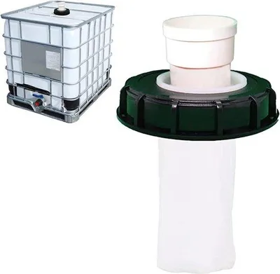 Immagine prodotto di Coperchio IBC con filtro - Filtro per acqua piovana - 165 mm