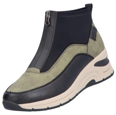 Image de Rieker Damen Stiefelette Grün/Schwarz