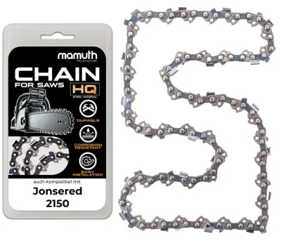 Produktbild von Kette für Sägen 45 cm 1,5 mm 0,325" 72TG für Jonsered 2150