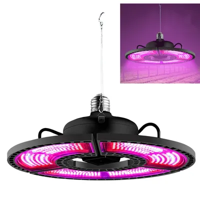Produktbild von LED Faltbar Pflanzenlicht E27 360leds Vollspektrum Gewächshaus Pflanze Wachstumslampe Pflanzenlampe
