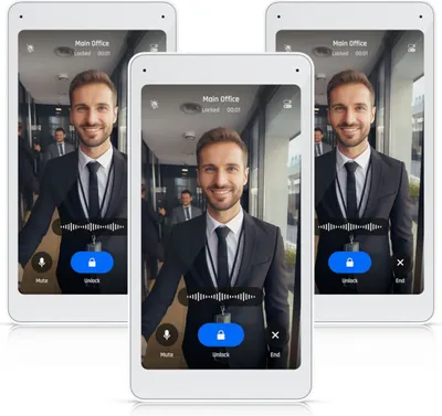 Image de Interphone Vidéo Ubiquiti UA-Intercom-Viewer-3 PoE (3 Unités)