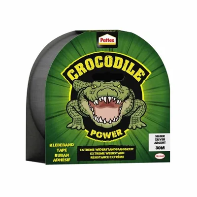 Obrázok produktu pre Pattex Crocodile Power Klebeband 48 mm x 30 m silber