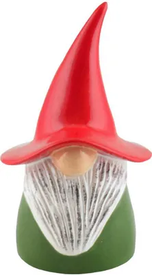 Produktbild von Tangoo Keramik-Wichtel grün mit roter Mütze H ca 20 cm