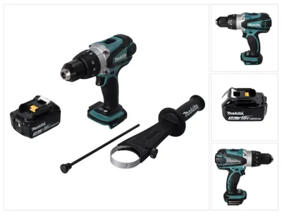 Produktbild von Makita DHP 458 F1 Akku Schlagbohrschrauber 18 V 91 Nm + 1x Akku 3,0 Ah - ohne Ladegerät