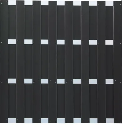 Produktbild von GroJa Fertigzaun Quadratisch 180X180 Anthrazit