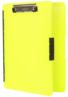 Productafbeelding van Dexas Slimcase 2, kunststof klembord met opbergruimte en zijopening