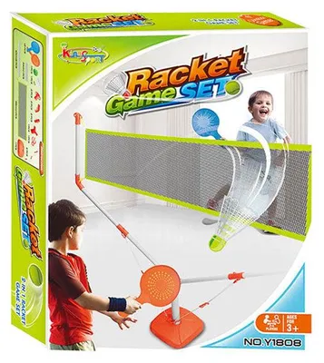 Produktbild von Camping Sportnetz groß Spielset für Kinder mit Schlägern