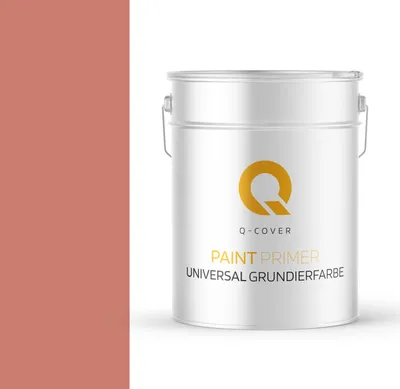 Produktbild von Universal Grundierfarbe | Grundiermittel für Innen Außen | Acrylat Dispersion | Lachs 10L