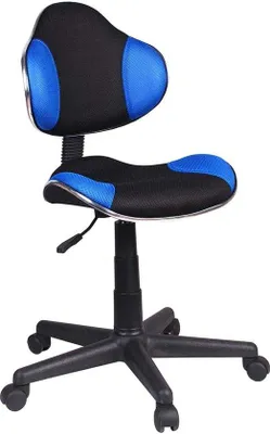 Produktbild von Famanu Drehstuhl mit verstellbarer Rückenlehne - Blau Schwarz