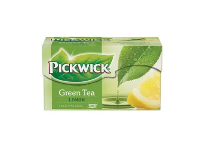 Produktbild von Čaj PICKWICK zelený s citrónom HB 20 x 2g