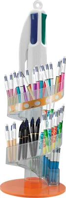 Image de Bic 523544 Stylo à bille rétractable BIC 4 Colours, présentoir tour de 96 pièces